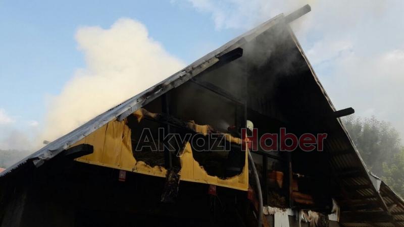 Samanlık Yangını Korkutttu