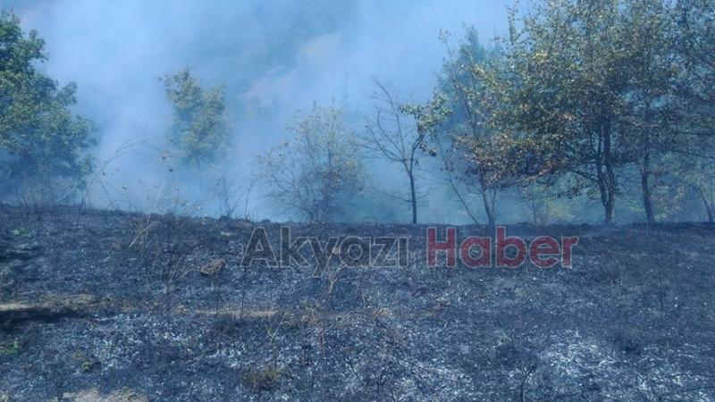 Samanpazarında korkutan yangın