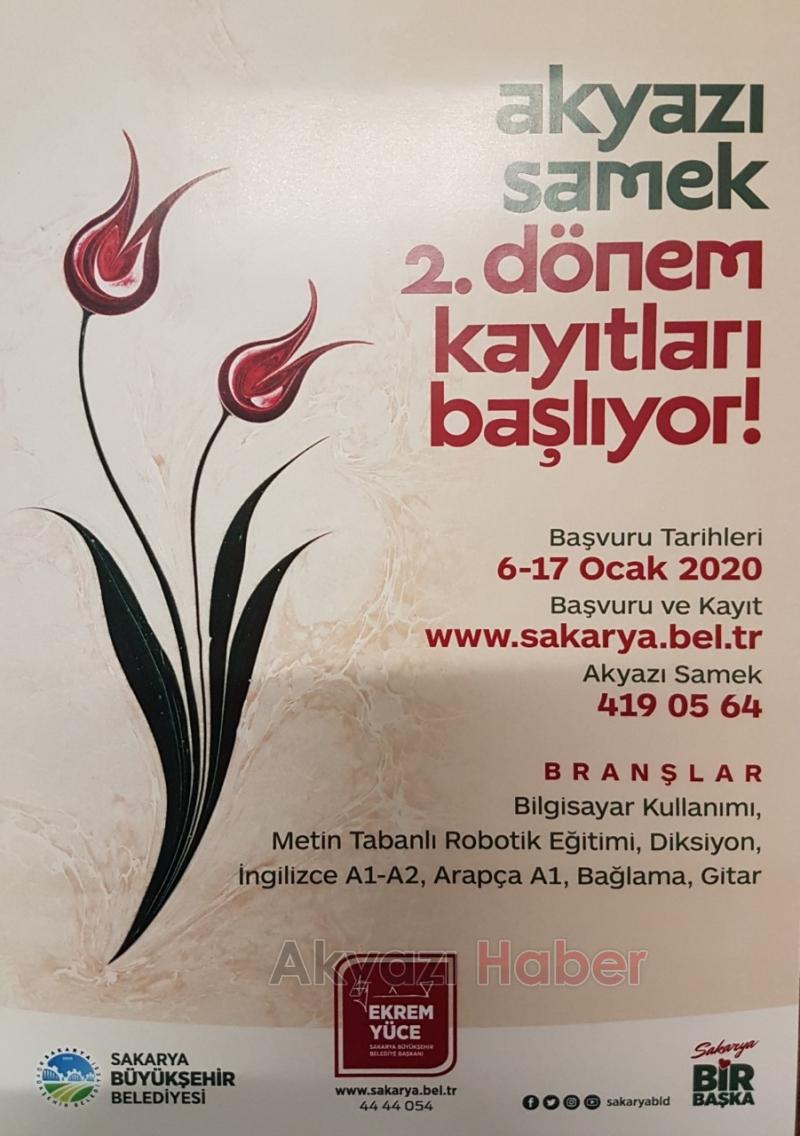 Samekte ikinci dönem kayıtları başlıyor