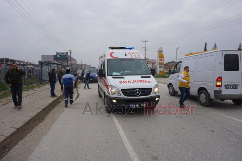 Sanayi Girişinde Kaza 1 Yaralı