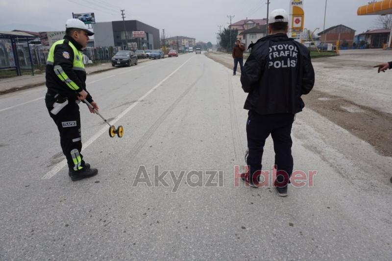 Sanayi Girişinde Kaza 1 Yaralı