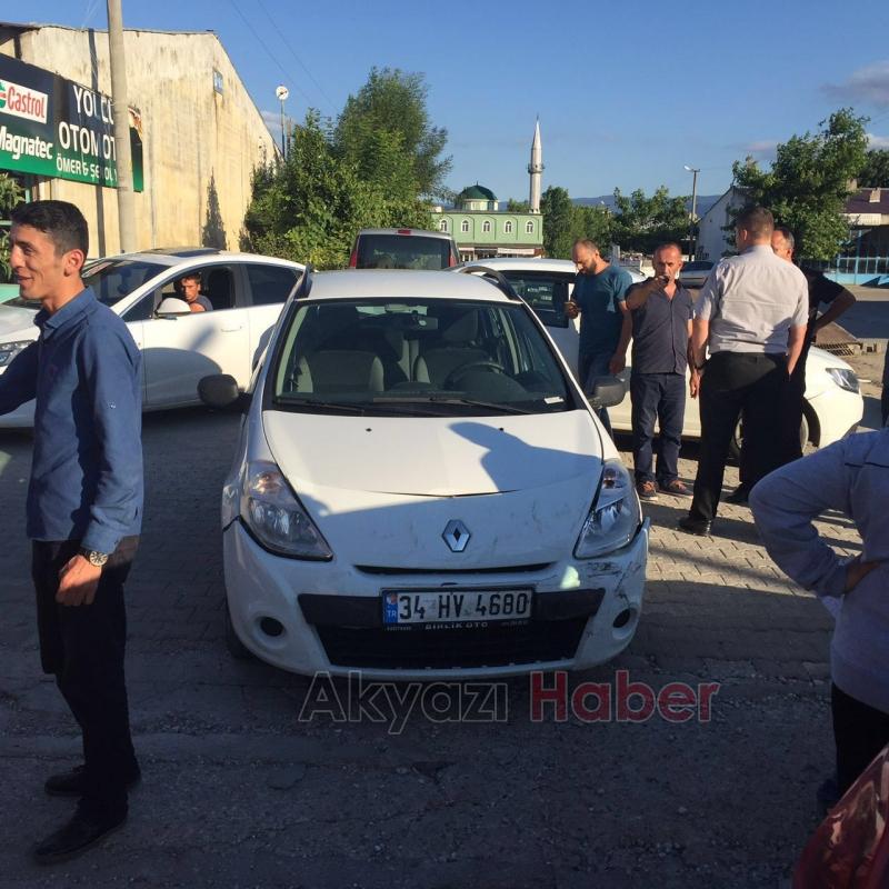 Sanayi Sitesinde Maddi Hasarlı Kaza