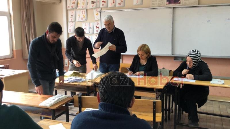 Sandıklar açıldı oy sayımı başladı Sonuçlar Akyazı Haberde