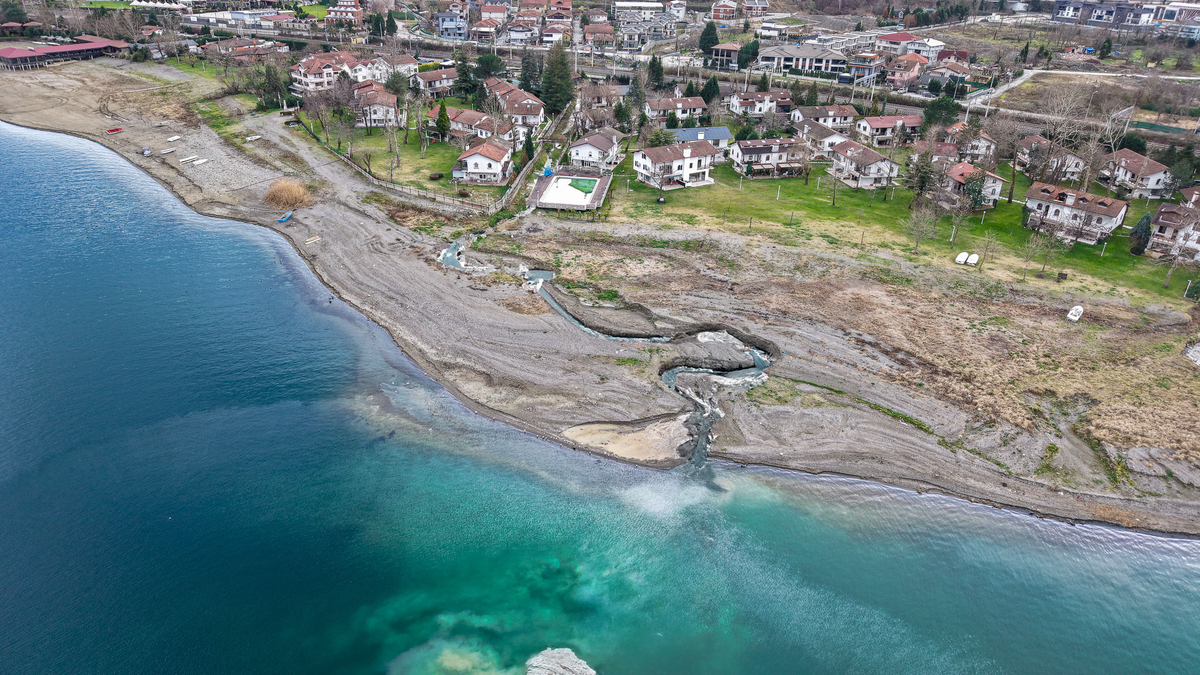 Sapanca Gölü'ne can suyu; O derenin suyu göle akmaya başladı