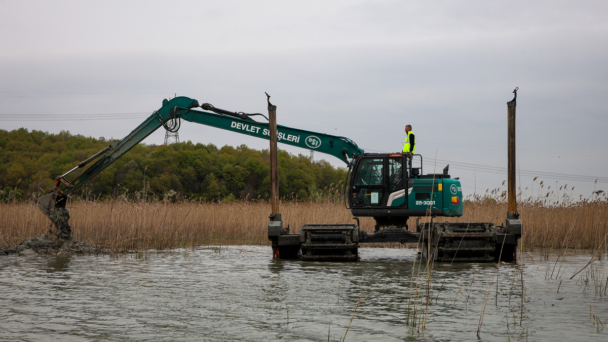 Sapanca Gölü temizleniyor