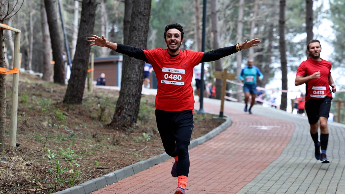 Sapanca’da bahar koşusu