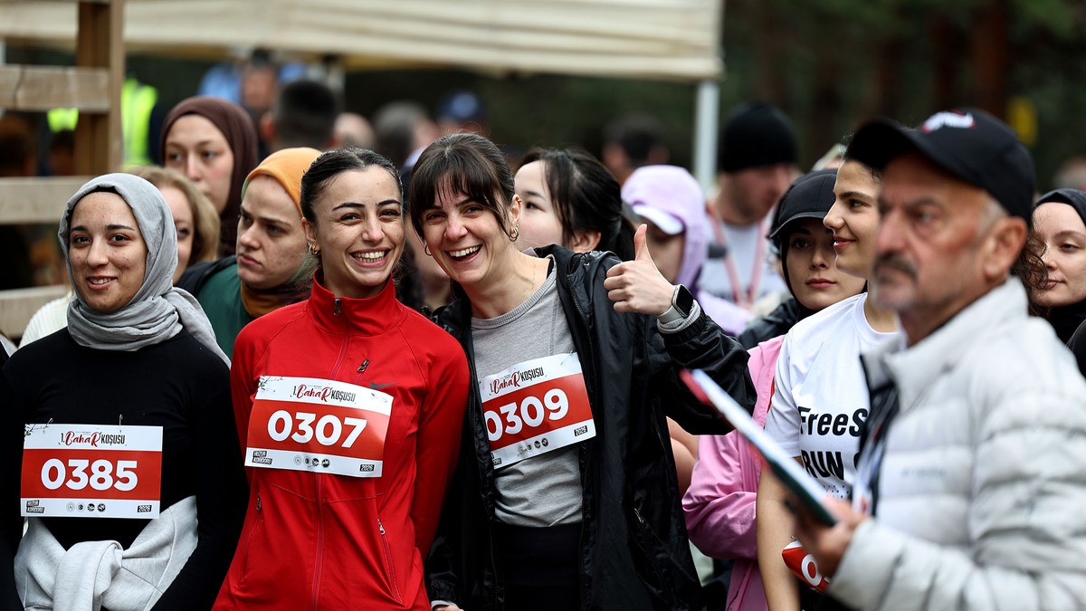 Sapanca’da bahar koşusu