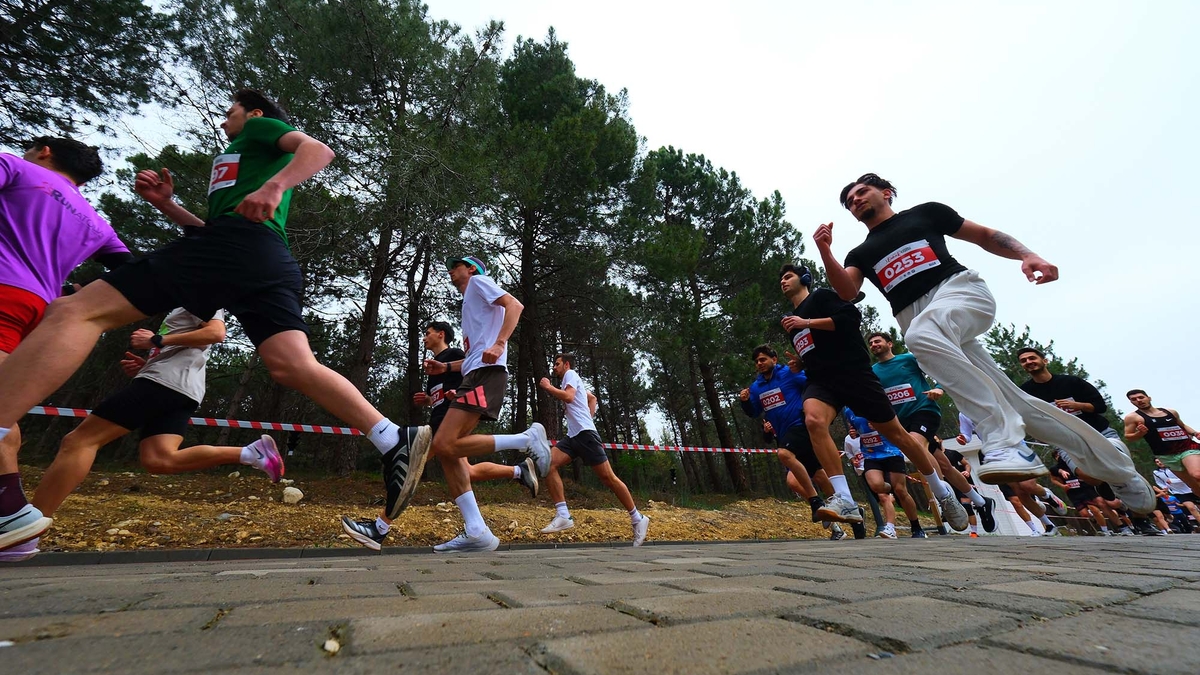 Sapanca’da bahar koşusu