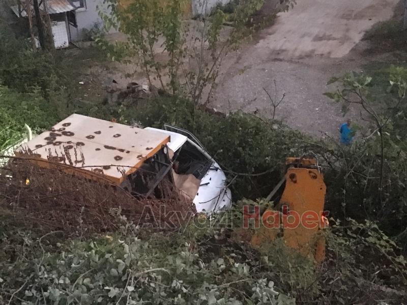 Şarampolden böyle çıkarıldı