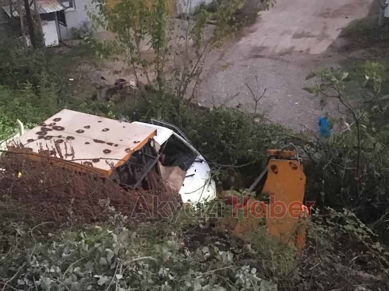 Şarampolden böyle çıkarıldı