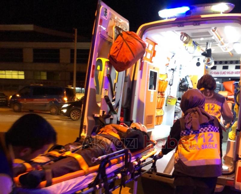 Şarampole uçan araçta can pazarı