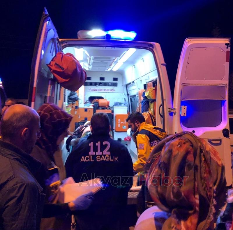 Şarampole uçan araçta can pazarı