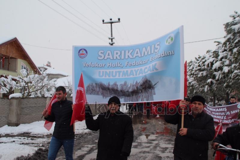 Sarıkamış Şehitleri İçin Yürüdüler
