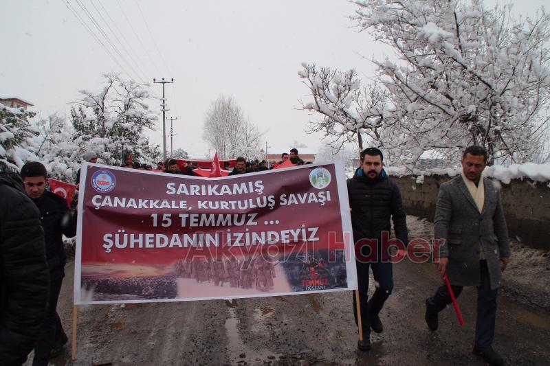 Sarıkamış Şehitleri İçin Yürüdüler