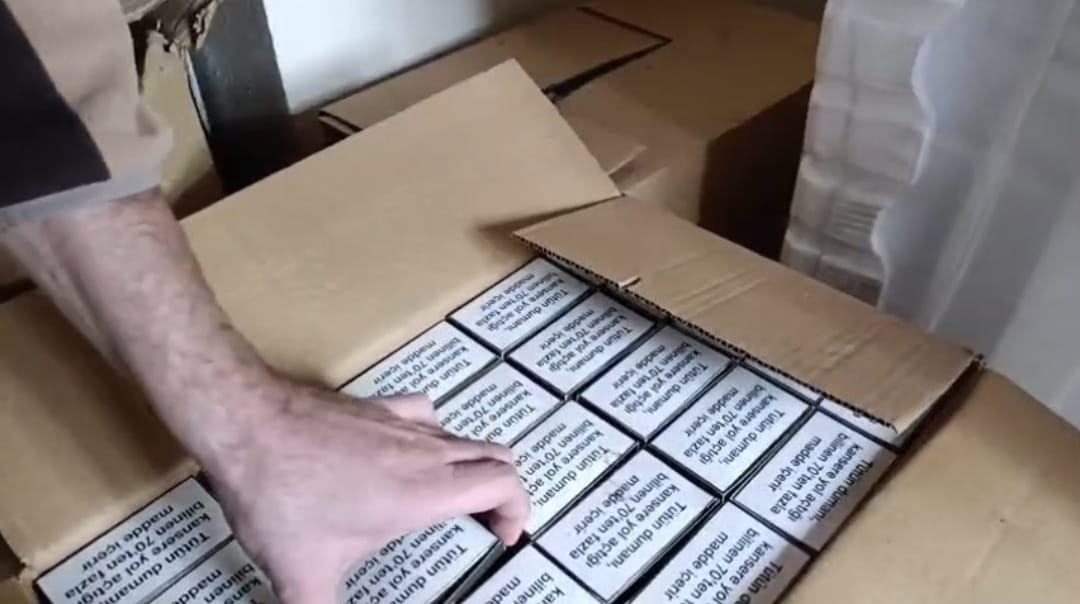 Saskarya'da kaçak tütün operasyonu