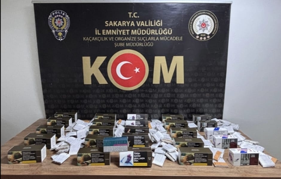 Saskarya'da kaçak tütün operasyonu