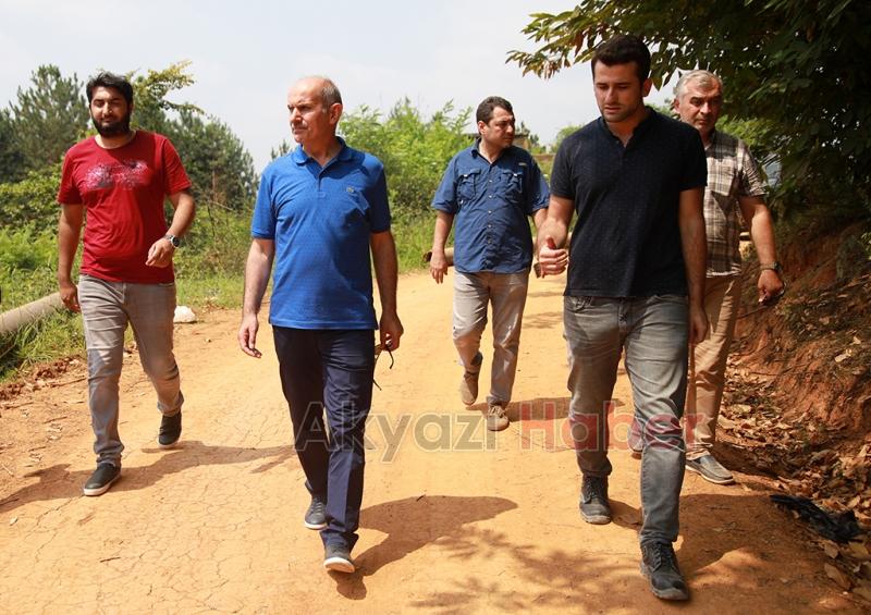SASKİ AKYAZI’DA Kİ YATIRIMLARI YERİNDE İNCELEDİ