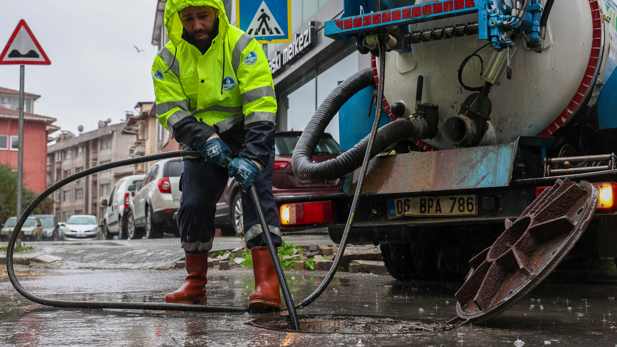 SASKİ düşen yağmur miktarını açıkladı