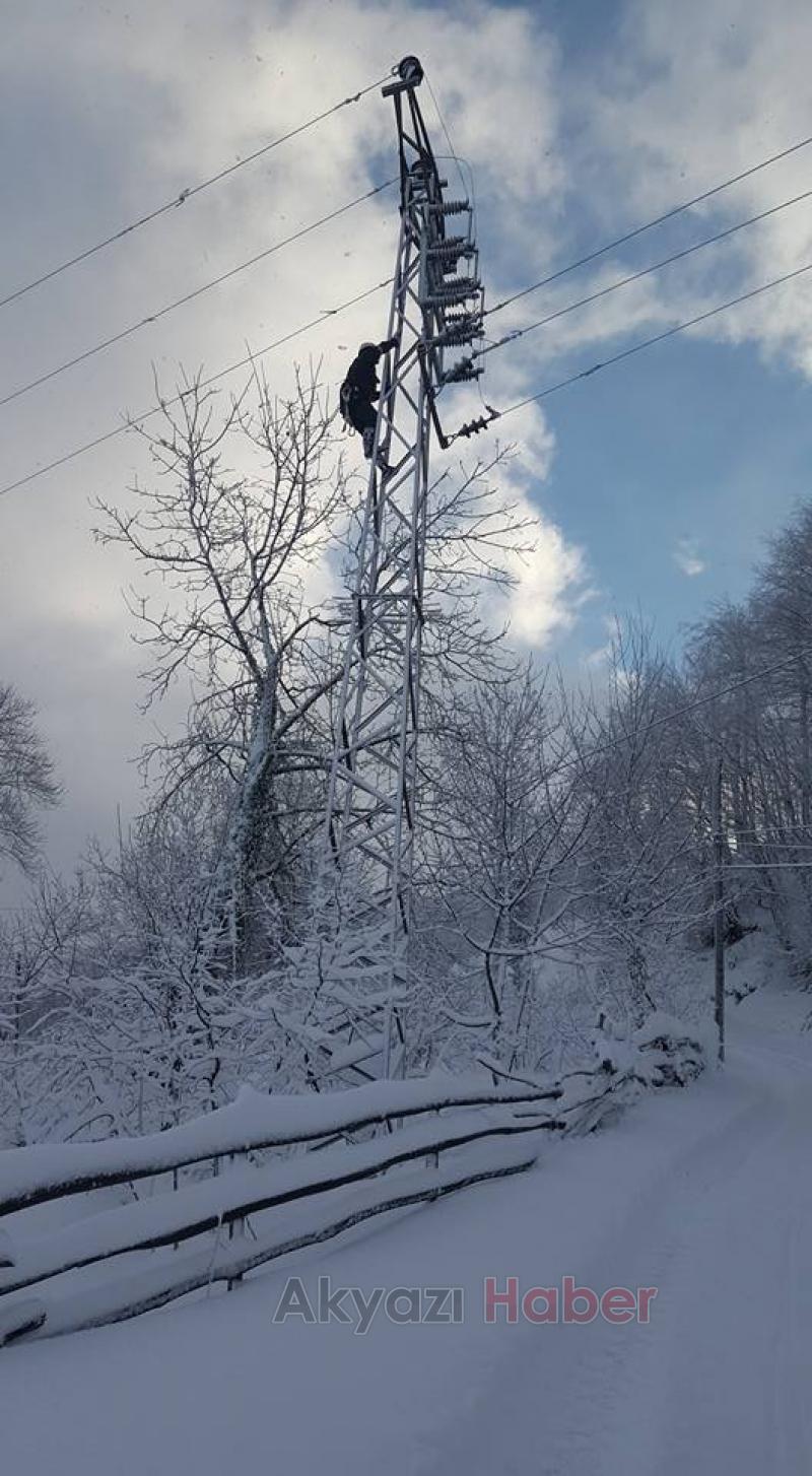 SEDAŞ EKİPLERİ ZORLU ŞARTLARDA ÇALIŞIYOR