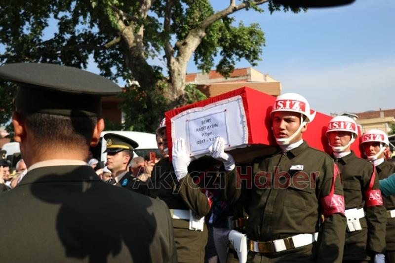 Şehit Teğmene veda