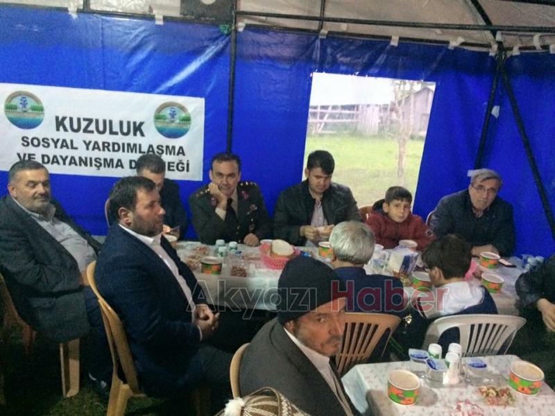 Şehit Uzman Çavuş Yunus Aktaş için İftar Yemeği Verildi