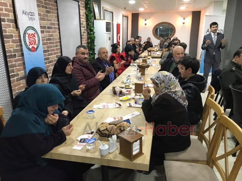 Şehit ve Gazi Yakınları Yemekte Buluştu