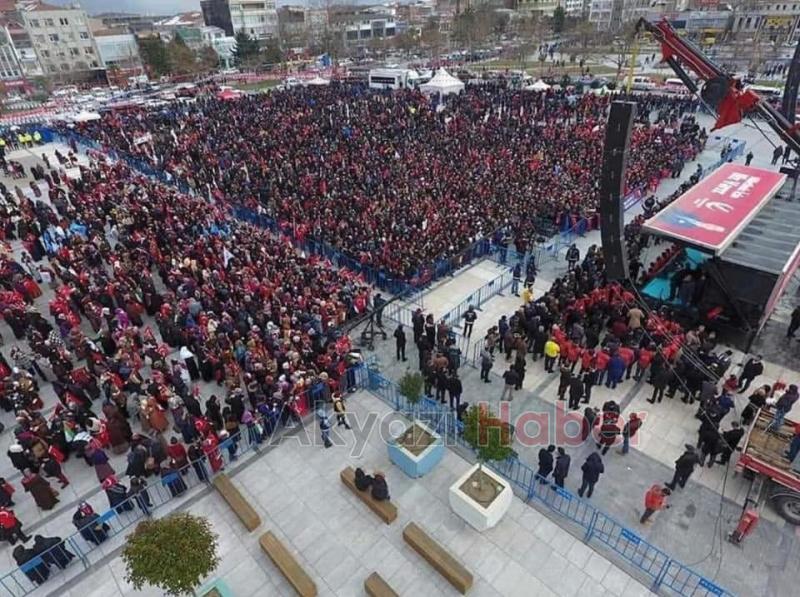Seninleyiz Kudüs Mitingine Yoğun Katılım