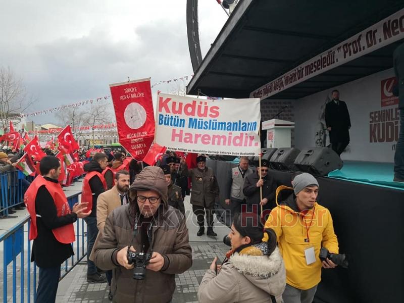 Seninleyiz Kudüs Mitingine Yoğun Katılım