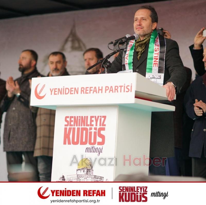 Seninleyiz Kudüs Mitingine Yoğun Katılım