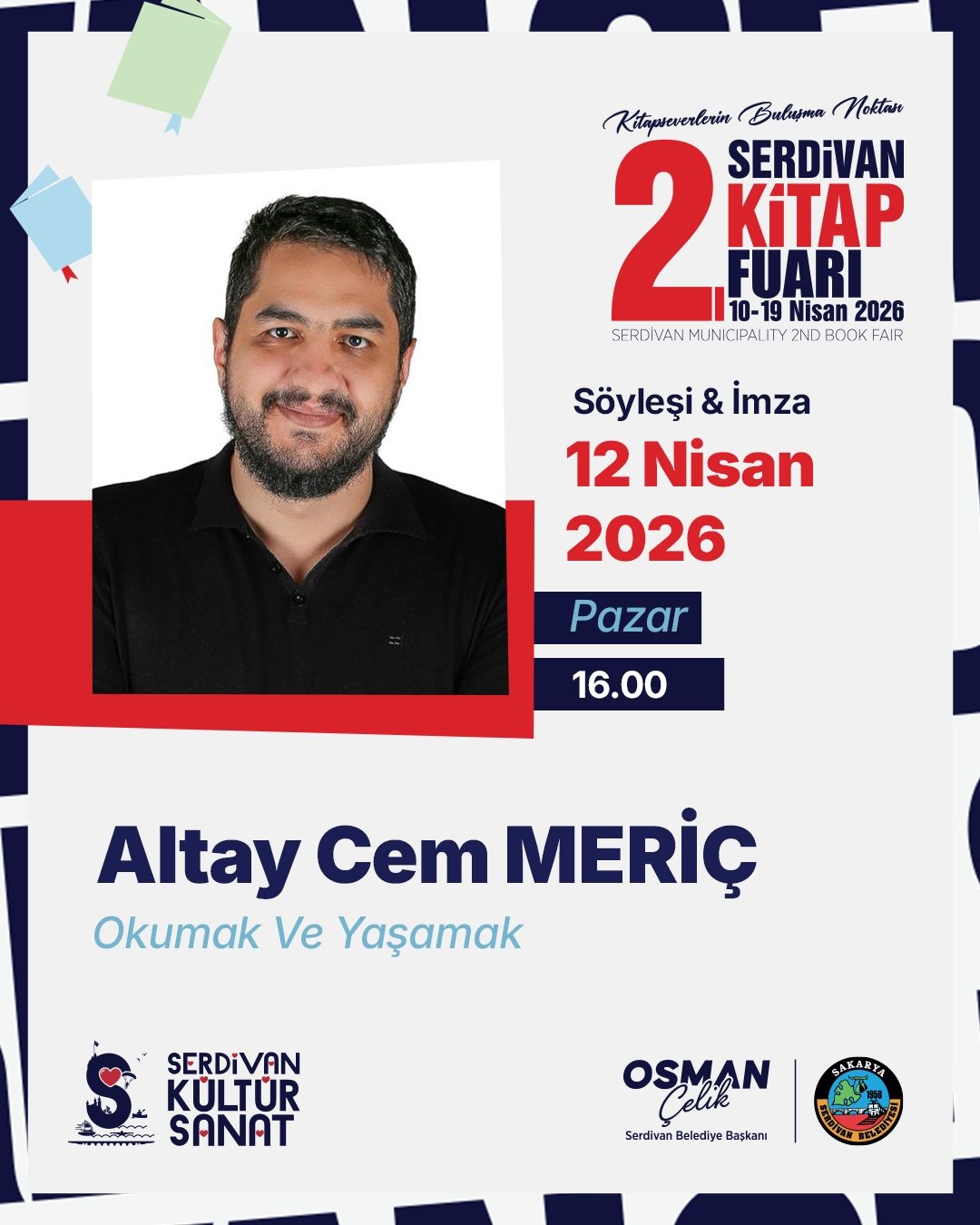 Serdivan’da kitapların ışığında tarih ve toplum konuşulacak