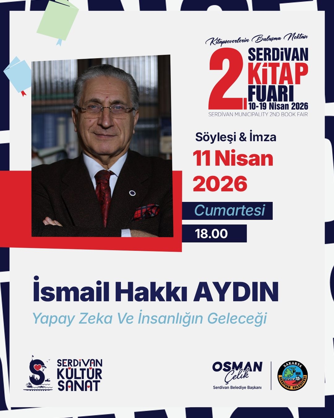 Serdivan’da kitapların ışığında tarih ve toplum konuşulacak