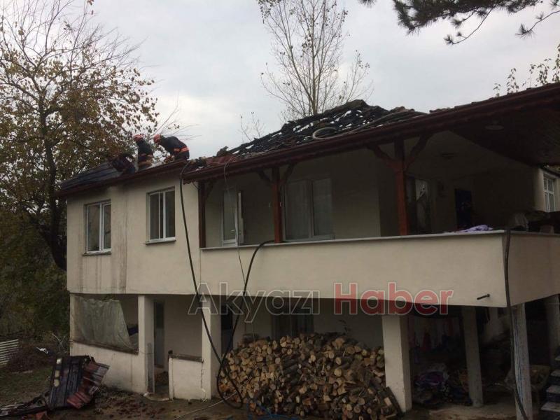 Şerefiye Mahallesi'nde Yangın 