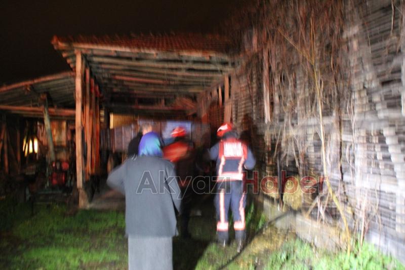 Seyfelerde Samanlık Yangını