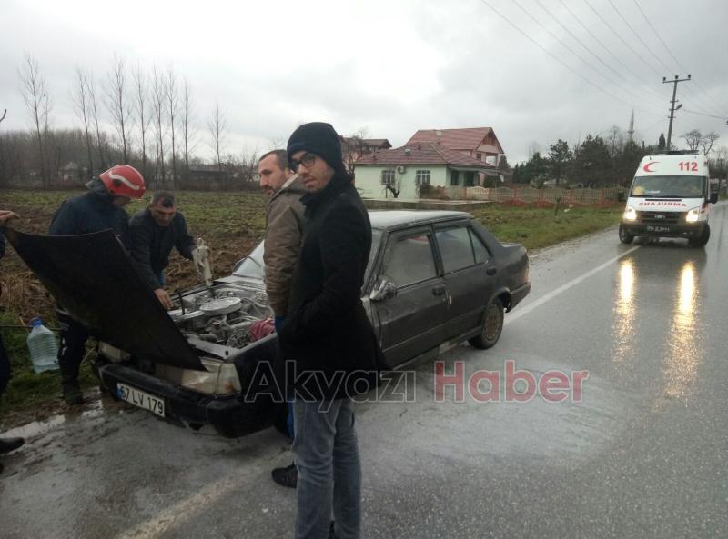 SEYİR HALİNDE ALEV ALDI