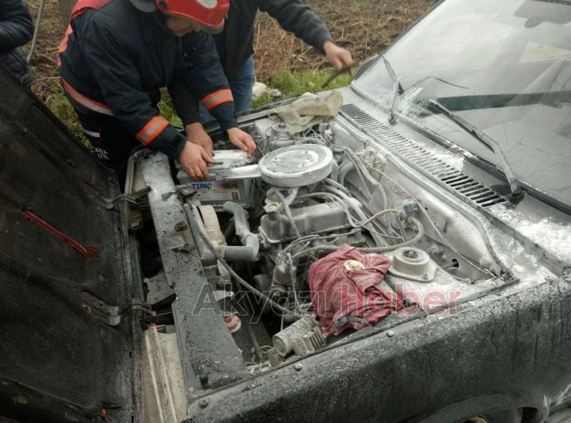 SEYİR HALİNDE ALEV ALDI