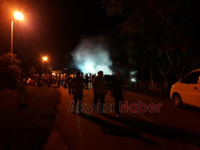 Seyir halindeyken alev aldı