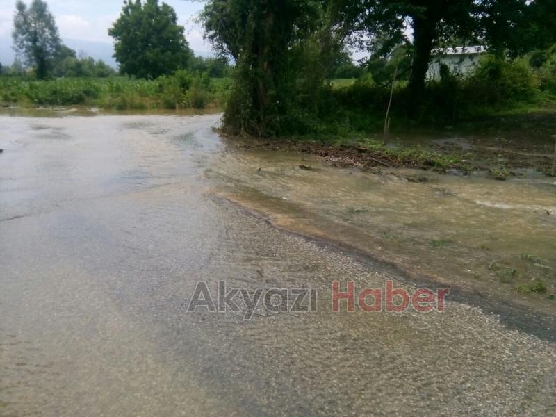 Şiddetli Yağış Bahçelere Zarar Verdi