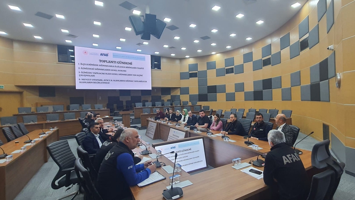 Sığınak çalışmaları için Sakarya’da önemli toplantı