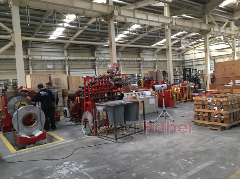 ŞİNASİ BAYRAKTARDAN KROMTEL FABRİKASINA ZİYARET