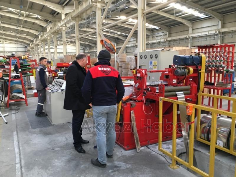 ŞİNASİ BAYRAKTARDAN KROMTEL FABRİKASINA ZİYARET