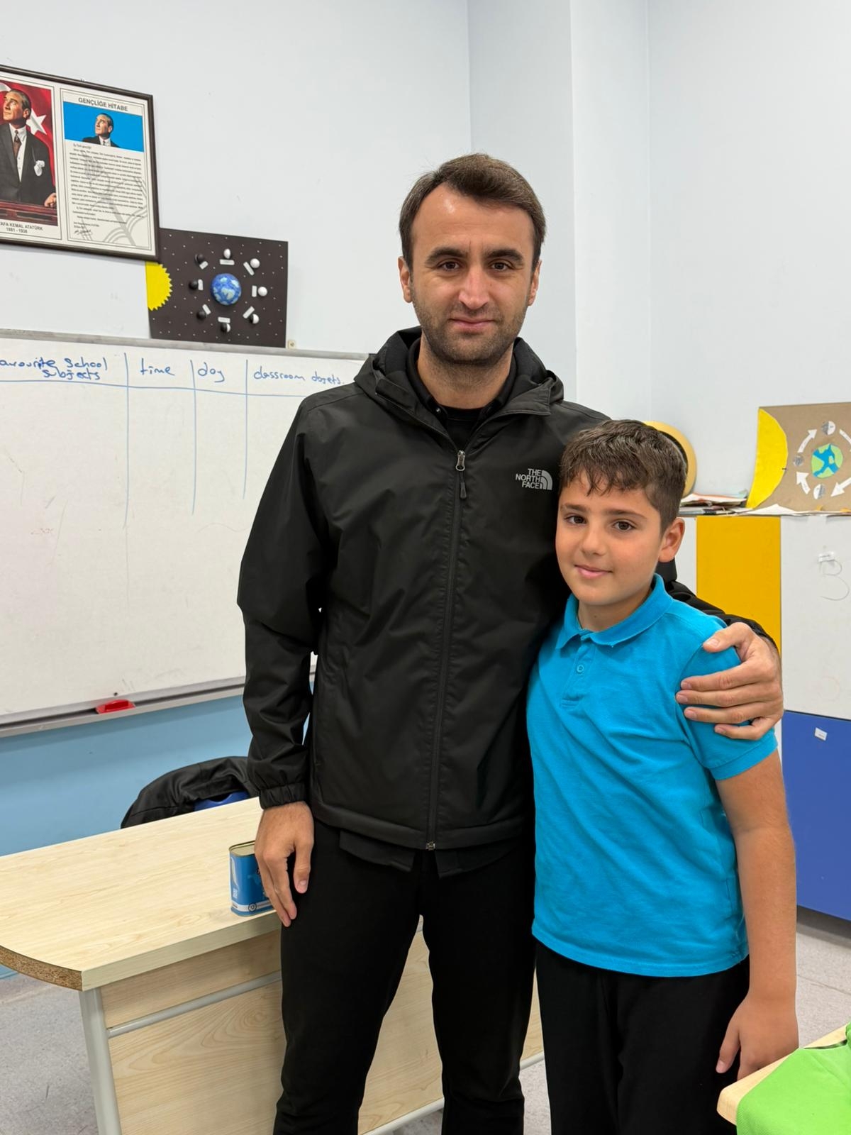 Sınıf başkanlığı vaadi gerçek oldu: Hakem Atilla Karaoğlan ziyaret etti