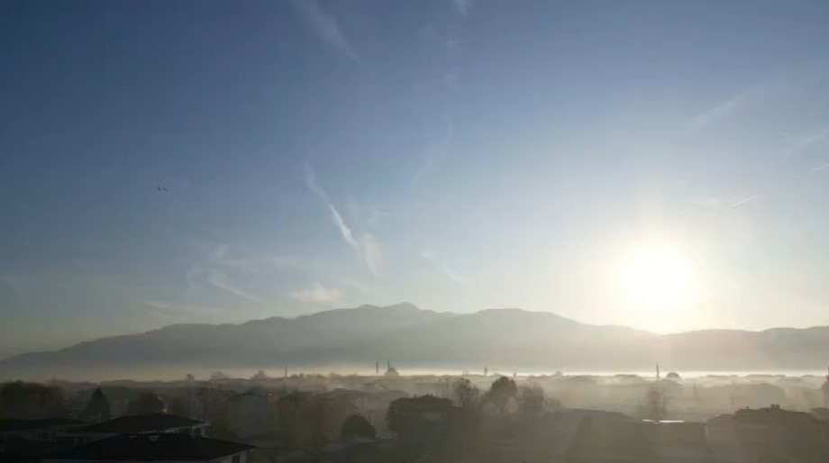 Sisle kaplanan Akyazı'dan kartpostallık görüntüler