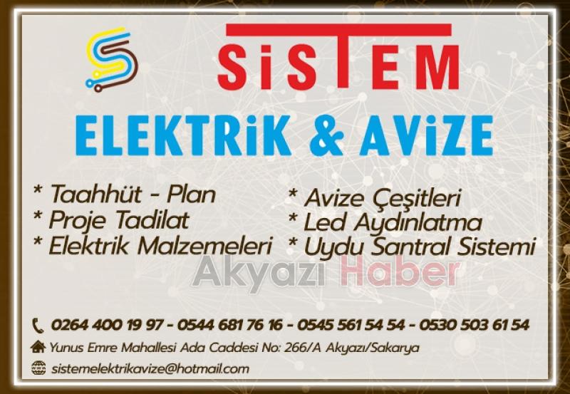 Sistem Elektrik Avize Açıldı