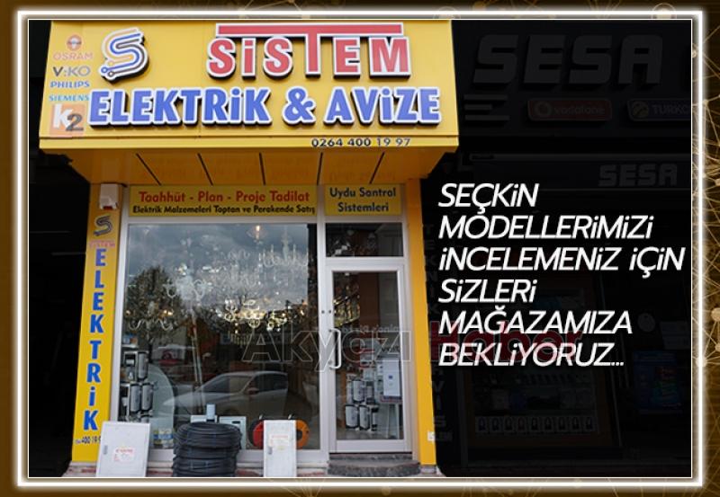 Sistem Elektrik Avize Açıldı