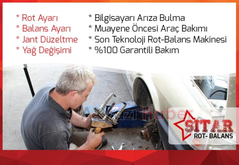 Sıtar Rot Balansta Muayene Öncesi Garantili Araç Bakımı