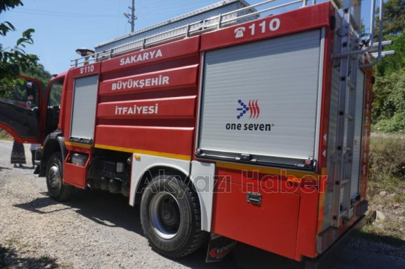 Şofben yangını panik oluşturdu 
