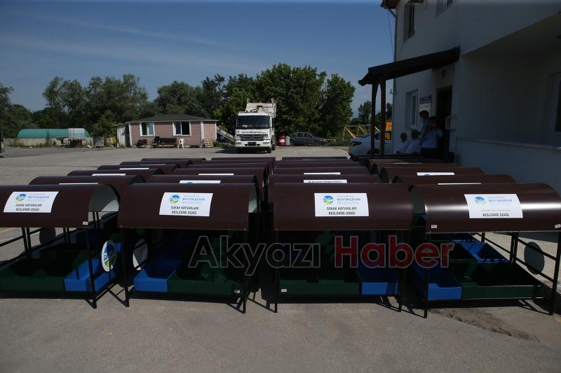 Sokak hayvanları için besleme odakları