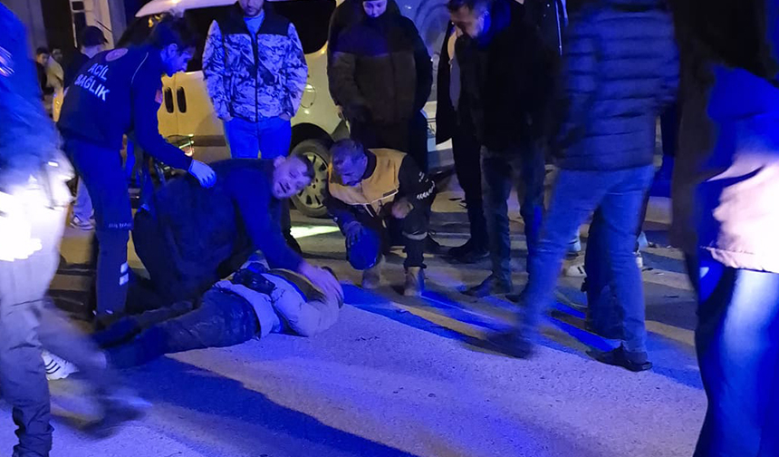 Sokakta kaza: 2 yaralı