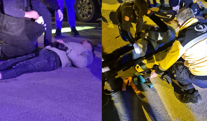 Sokakta kaza: 2 yaralı