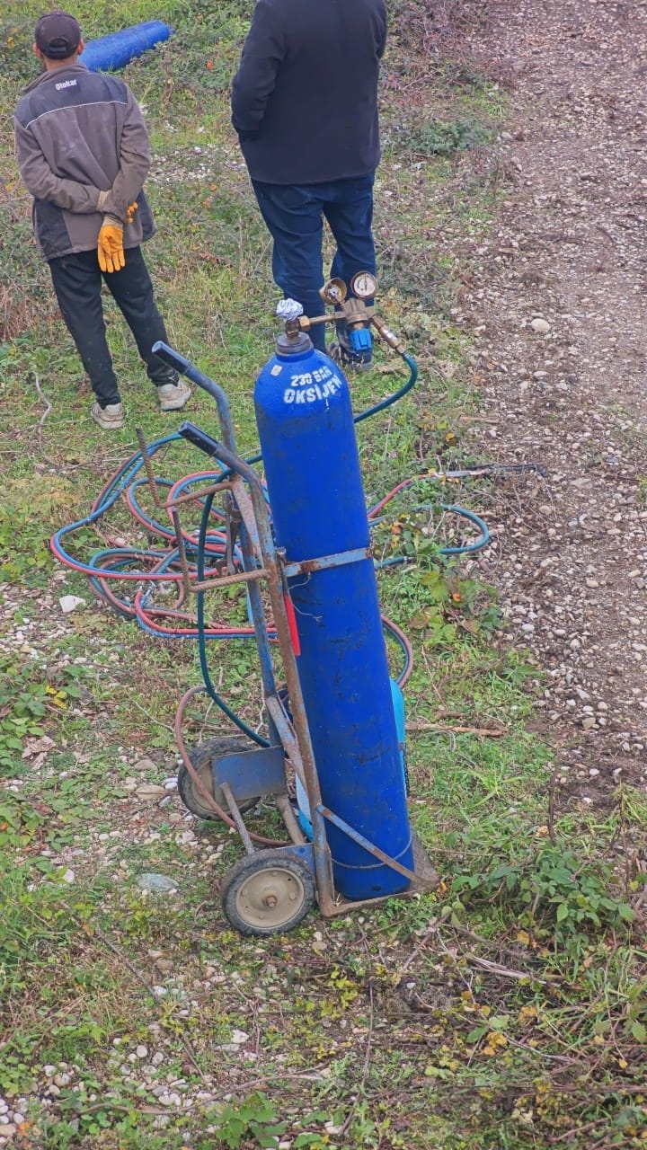 Sökümü yapılan süt fabrikasında yangın